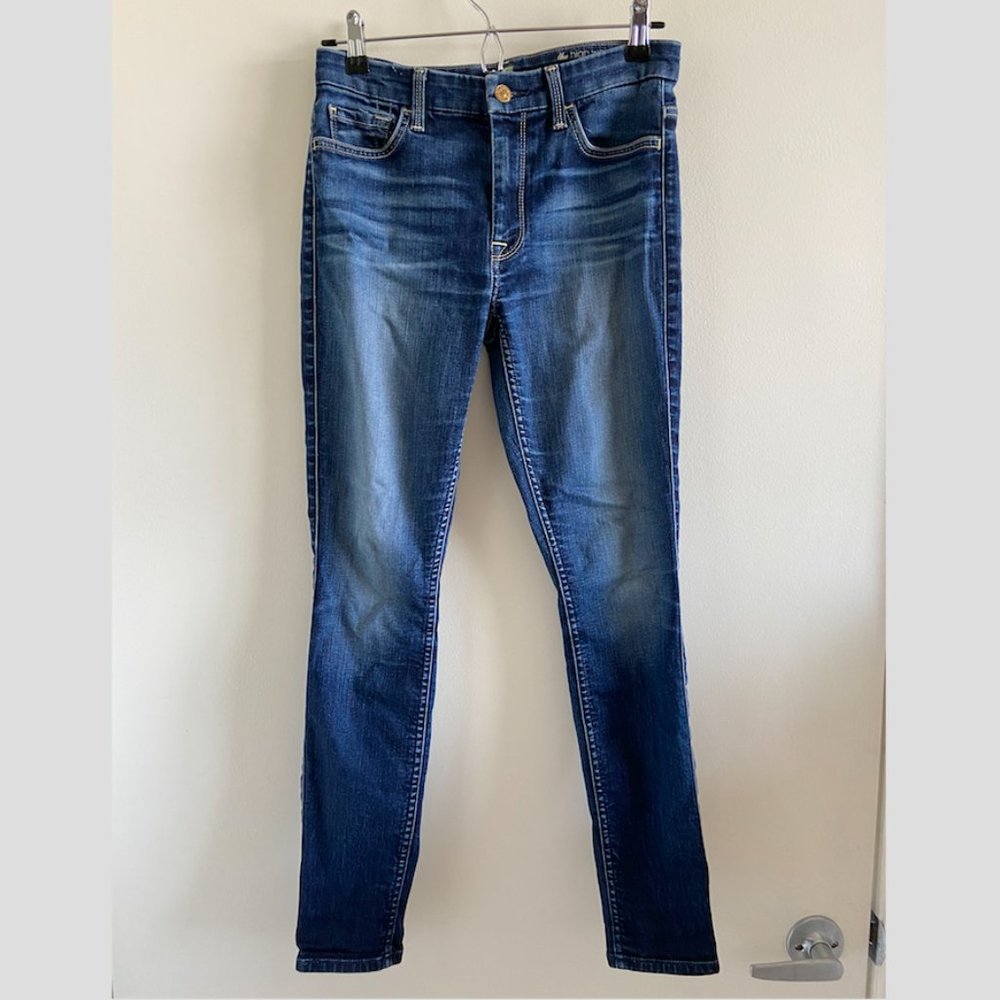 7 For All Mankind High Waist Ankle Skinny Jeans